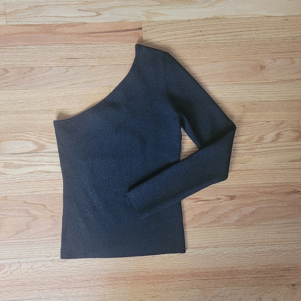 Bailey 44 Ribbed One-Shoulder Top - Picture 5 of 11
